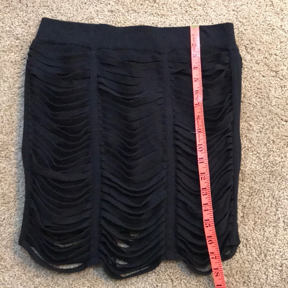 Bcbgeneration Black Medium Stringed Mini Skirt - image 7